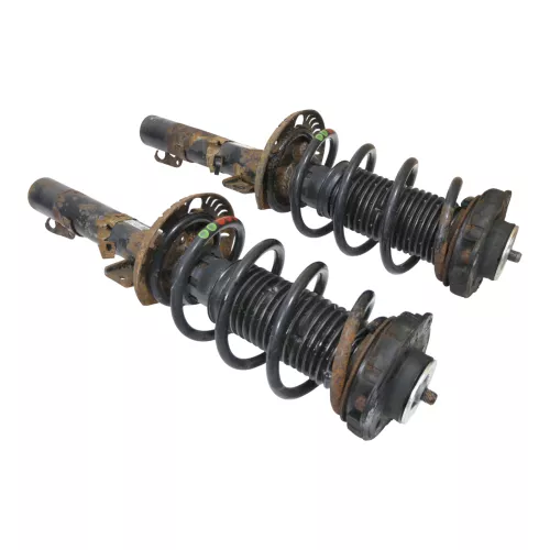 2x Polo 9N 9N3 Fox Ibiza 6L Federbein Stoßdämpfer Feder vorne Sportfeder Sport