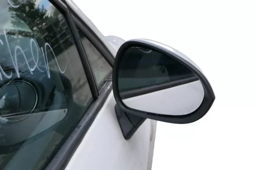 Seat Ibiza 6J elektrischer elektrisch Spiegel Außenspiegel rechts weiß LB9A