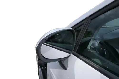 Seat Ibiza 6J elektrischer elektrisch Spiegel Außenspiegel links weiß LB9A (182431)