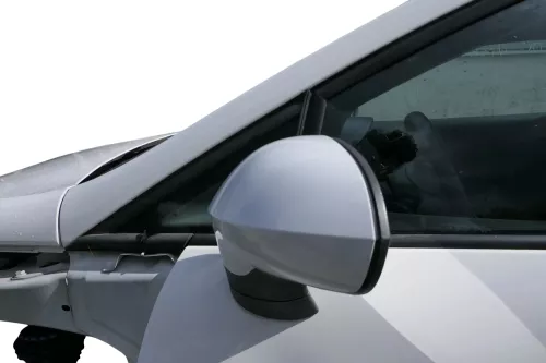 Seat Ibiza 6J elektrischer elektrisch Spiegel Außenspiegel links weiß LB9A (182431)