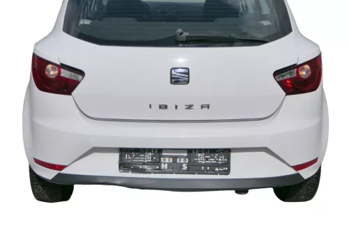 Seat Ibiza 6J Stoßstange Heckstoßstange hinten weiß LB9A 2/3-Türer (182455)