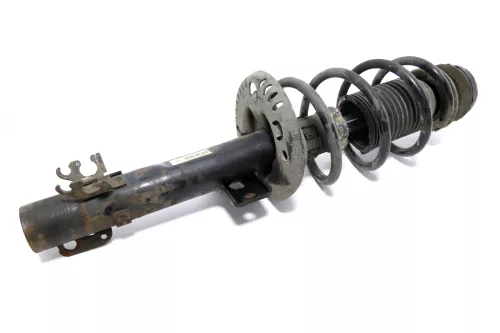 1x VW Polo 6R 6J Federbein Stoßdämpfer Feder vorne Federn Benziner 6R0413031F (182521)
