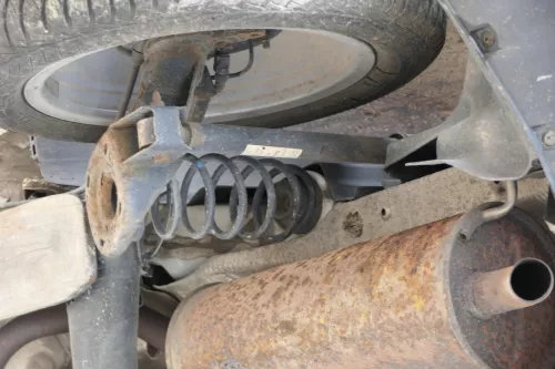 2x VW Polo 6R 6C 9N 9N3  Federn Fahrwerk Feder hinten (182523)