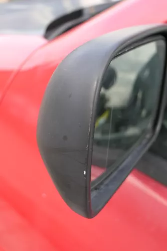 VW Polo 6N elektrischer Spiegel Außenspiegel links außen mit Glas schwarz matt  (182541)