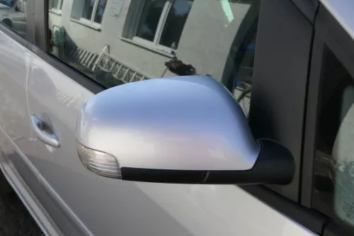 VW Touran 1T elektrischer Spiegel Außenspiegel beheizt rechts silber LA7W + Glas (182594)