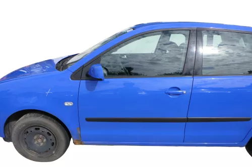 VW Polo 9N 9N3 Tür vorne links Fahrertür 4/5-Türer ohneAnbauteile blau LA5F (182731)
