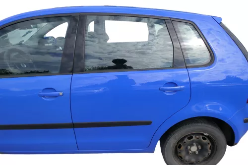 VW Polo 9N 9N3 Tür hinten links 4/5-Türer blau LA5F - ohne Anbauteile (182733)
