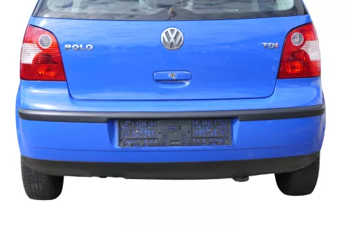 VW Polo 9N 9N3 Stoßstange Heckstoßstange hinten blau LA5F