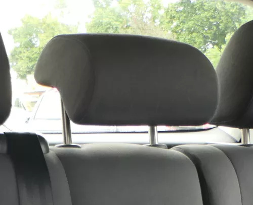 VW Polo 9N 9N3 Cross Fun Kopfstütze hinten mitte mittig Goal blau Nähte anthrazi (182742)