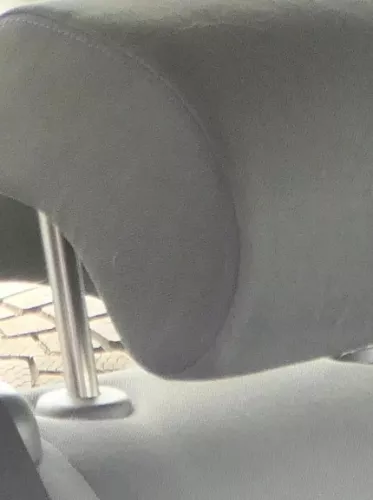 VW Polo 9N 9N3 Cross Fun Kopfstütze hinten mitte mittig Goal blau Nähte anthrazi (182742)