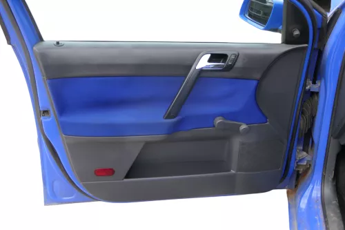 1x VW Polo 9N 9N3 Türverkleidung Verkleidung Tür vorne links  4/5-Türer  blau (182745)