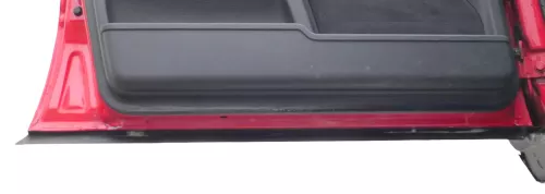 Audi 80 90 Tür vorne links Fahrertür Rahmen Türblatt rot LY3H -ohne Anbauteile (182810)