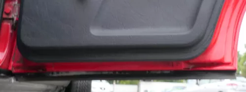 Audi 80 90 Tür hinten rechts Rahmen Türblatt rot LY3H -ohne Anbauteile (182812)