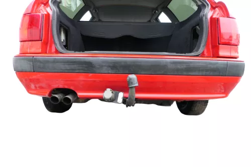 Audi 80 8C Kombi Avant Stoßstange hinten Spoiler rot LY3H (182828)