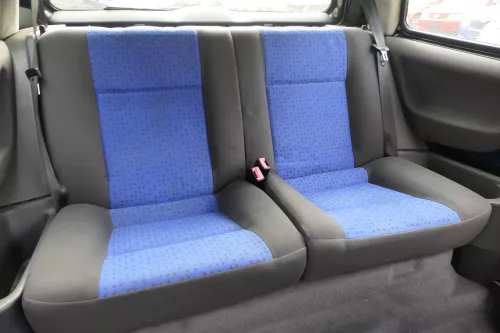 VW Lupo Seat Arosa Sitz Rückbank Sitzfläche Sitze mit Kopfstützen blau schwarz (182986)