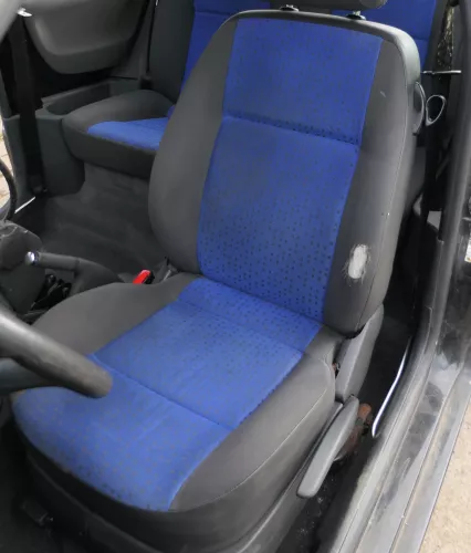 Arosa Lupo Sitz vorne links Fahrersitz Höhenverstellung blau schwarz (182987)
