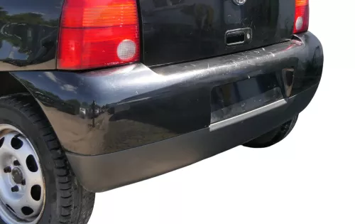 VW Lupo Stoßstange hinten Heckstoßstange Stoßfänger schwarz L041 (183022)