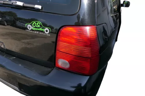 VW Lupo Stoßstange hinten Heckstoßstange Stoßfänger schwarz L041 (183022)