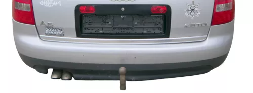 Audi A6 4B Kombi Avant Stoßstange hinten Heckstoßstange silber gra LY7W Facelift (183043)