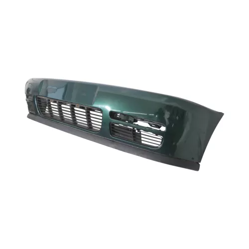 Polo 6N Stoßstange vorne breite Styling XXL Frontstoßstange grün LC6M +Gitter (183063)