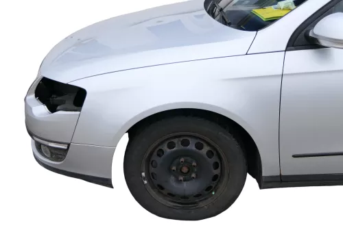 VW Passat 3C Kotflügel vorne links silber LA7W grau 3C0821021  (183094)