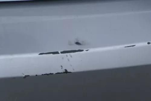 VW Passat 3C Kombi Stoßstange hinten Heckstoßstange Stoßfänger silber grau LA7W (183099)