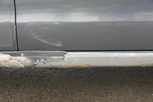 VW Polo 9N 9N3 Tür vorne rechts Beifahrertür 4/5-Türer grau LC7V ohneAnbauteile (183197)