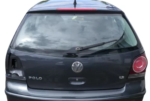 VW Polo 9N Fun Heckklappe Kofferraumklappe Klappe hinten Scheibe grau LC7V (183199)