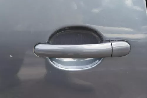 VW Polo 9N 9N3 Tür hinten links 4/5-Türer grau LC7V - ohne Anbauteile (183202)