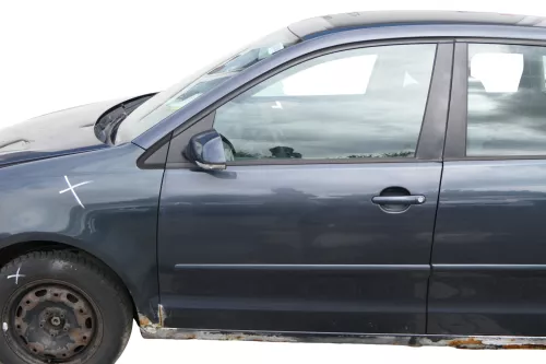 VW Polo 9N 9N3 Cross Fun Tür vorne links Fahrertür grau LC7V 4/5-Türer ohneAnbau (183203)