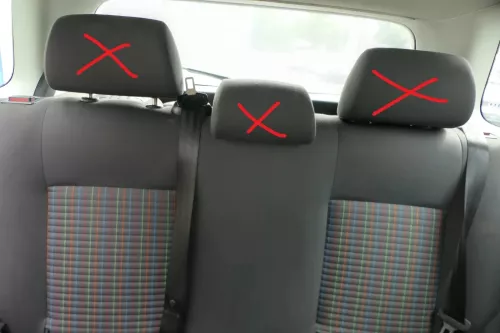 VW Polo 9N 9N3 Sitz Rückbank Sitzfläche Sitze 3 Punkt Gurt hinten Griff Öffner