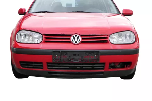 VW Golf 4 1J Stoßstange vorne Stoßfänger vorn rot LP3G