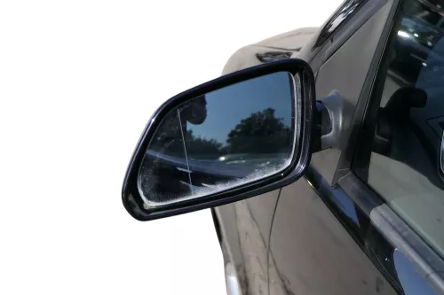 VW Polo 9N 9N3 elektrisch Spiegel Außenspiegel links vorne schwarz LC9Z Blinker (183235)