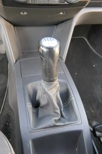 VW Polo 9N 9N3 Schaltknauf Schaltsack Schaltung 6Q1711113G Leder schwarz (183252)