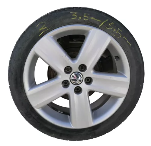 1x Felge Alufelge original VW Polo 9N 9N3 6jx16 H2 ET43 6Q0601025S     2