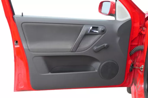 1x VW Polo 6N2 Türverkleidung Verkleidung Tür vorne links 4/5-Türer off-black  (183295)