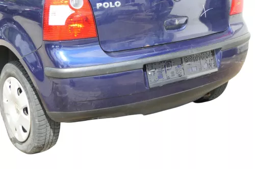 VW Polo 9N 9N3 Stoßstange Heckstoßstange hinten blau LB5N (183316)