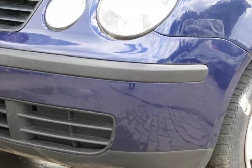 VW Polo 9N Stoßstange Frontstoßstange vorne blau LB5N (183325)