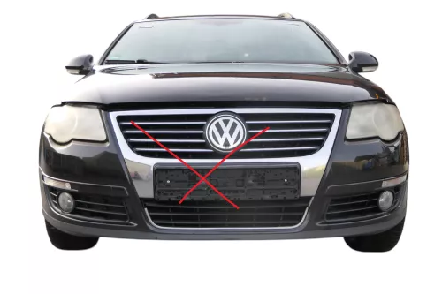 VW Passat 3C Kombi Stoßstange vorne Stoßfänger schwarz LC9Z - kein ohneGrill (183346)
