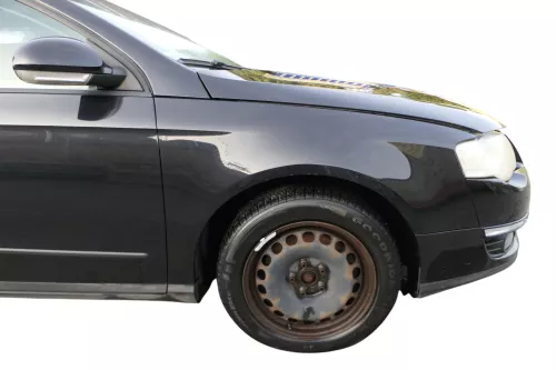 VW Passat 3C Kotflügel vorne rechts schwarz LC9X 3C0821022 - BILDER !!! (183358)