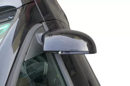 Passat 3C elektrischer Spiegel Außenspiegel rechts +Glas Blinker schwarz LC9X (183359)