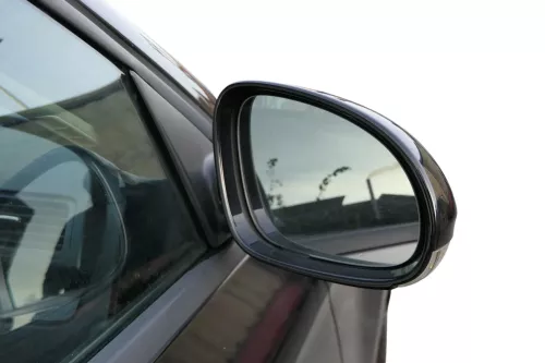 Passat 3C elektrischer Spiegel Außenspiegel rechts +Glas Blinker schwarz LC9X (183359)