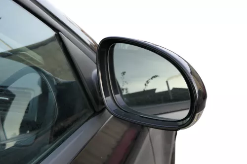 Passat 3C elektrischer Spiegel Außenspiegel rechts +Glas Blinker schwarz LC9X (183359)