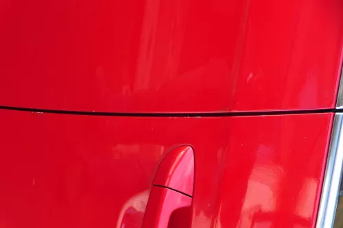 Passat 3C Kombi o. Limo Tür vorne rechts Beifahrer rot LY3D ohneAnbauteile (183381)