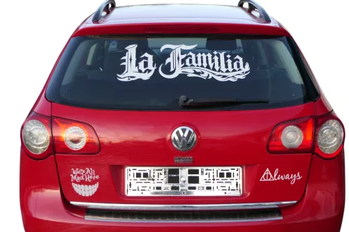 VW Passat 3C Kombi Variant Heckklappe Klappe Scheibe rot LY3D - ohneAnbauteile (183385)