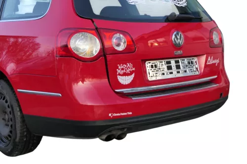 VW Passat 3C Kombi Stoßstange hinten Heckstoßstange Stoßfänger rot LY3D (183386)