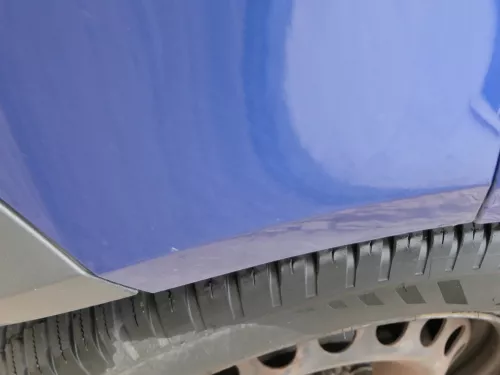VW Golf 5 1K Limousine Stoßstange hinten Heckstoßstange blau LC5J (183520)