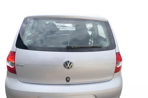 VW Fox 5Z Heckklappe Kofferraumklappe Klappe hinten + Scheibe silber LA7W (183544)