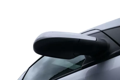 Fox 5Z manueller Spiegel Außenspiegel + Glas rechts silber LA7W grau mechanisch (183547)