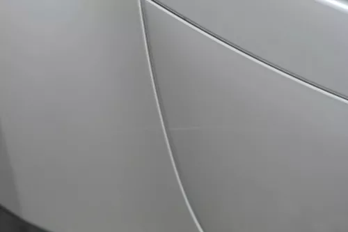 VW Fox 5Z Stoßstange vorne Stoßfänger silber LA7W mit Grill (183548)